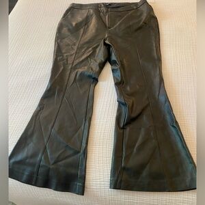Faux leather pants